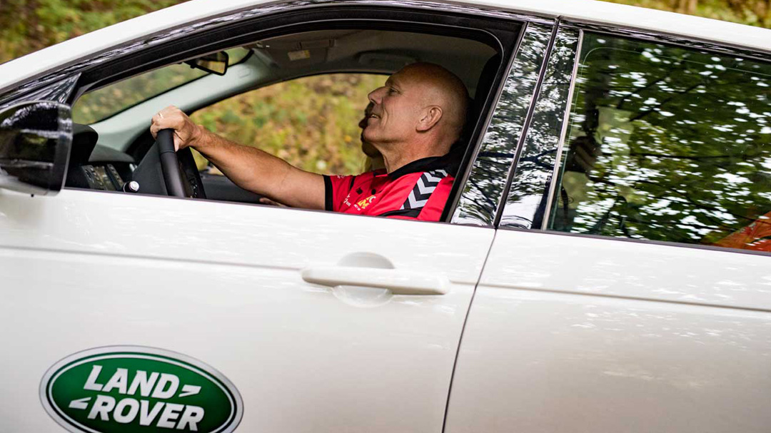Landrover driver